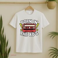 1980 Generation Cassette Retro Party Costume 80S Bro 80S T-Shirt thumb 2