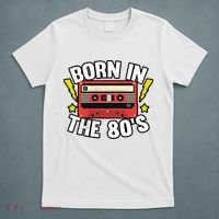 1980 Generation Cassette Retro Party Costume 80S Bro 80S T-Shirt thumb 5