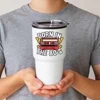 1980 Generation Cassette Retro Party Costume 80S Bro 80S Tumbler thumb 2