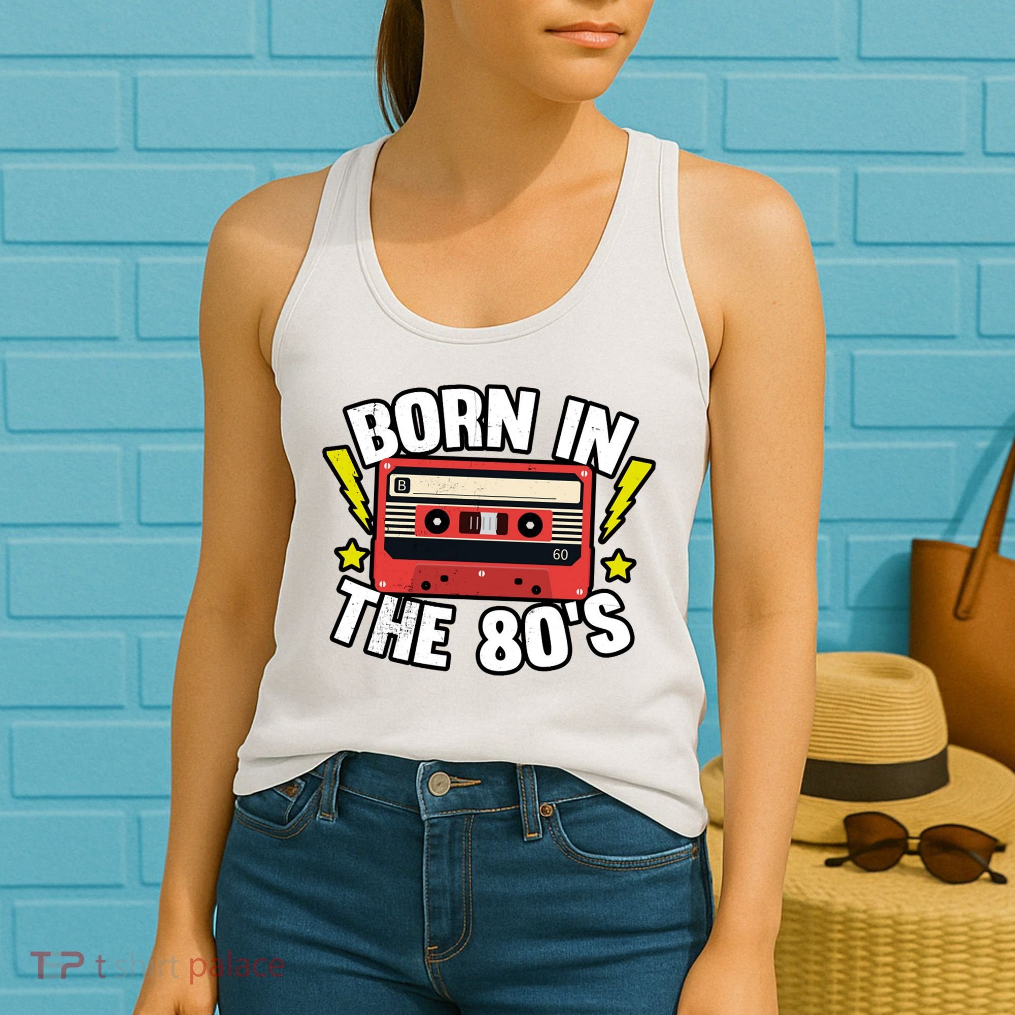 1980 Generation Cassette Retro Party Costume 80S Bro 80S Women's Tank Top