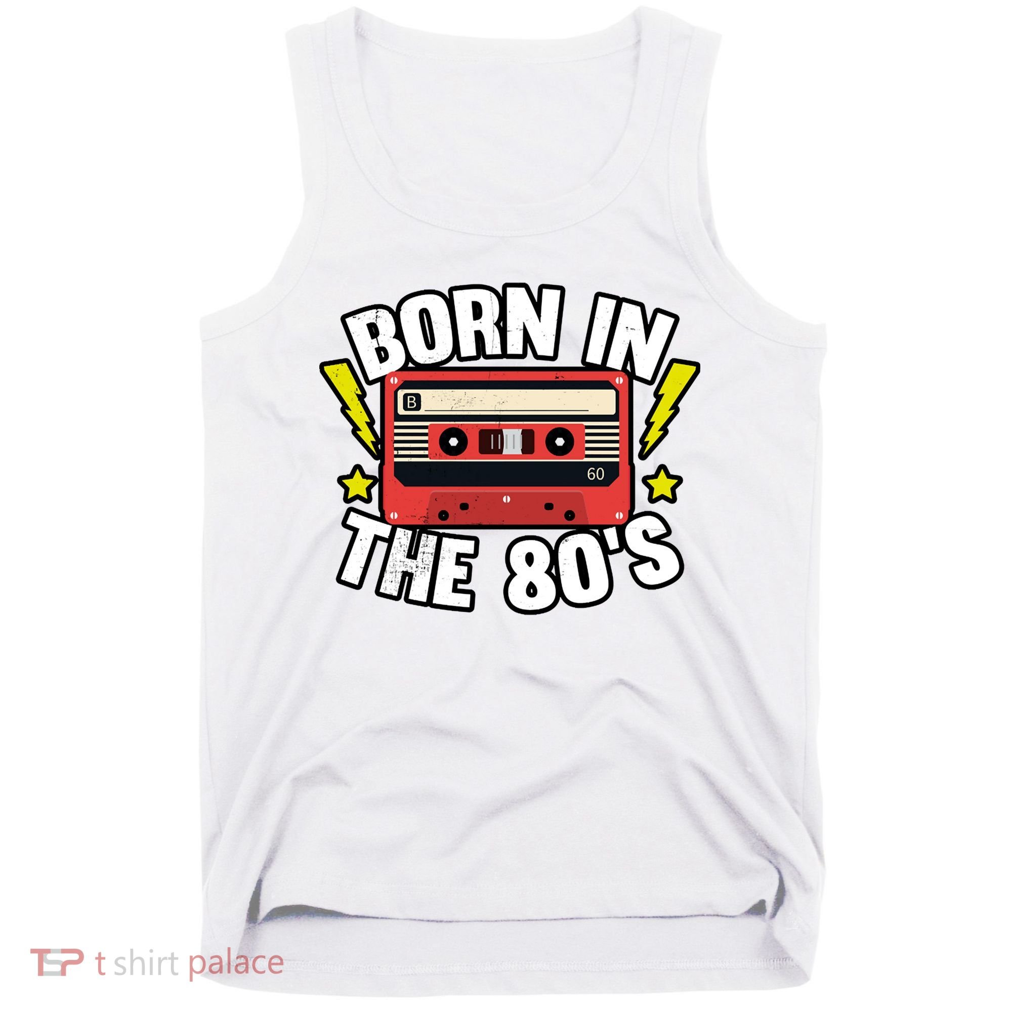 1980 Generation Cassette Retro Party Costume 80S Bro 80S Tank Top