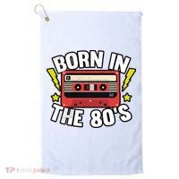 1980 Generation Cassette Retro Party Costume 80S Bro 80S Golf Towel thumb 0