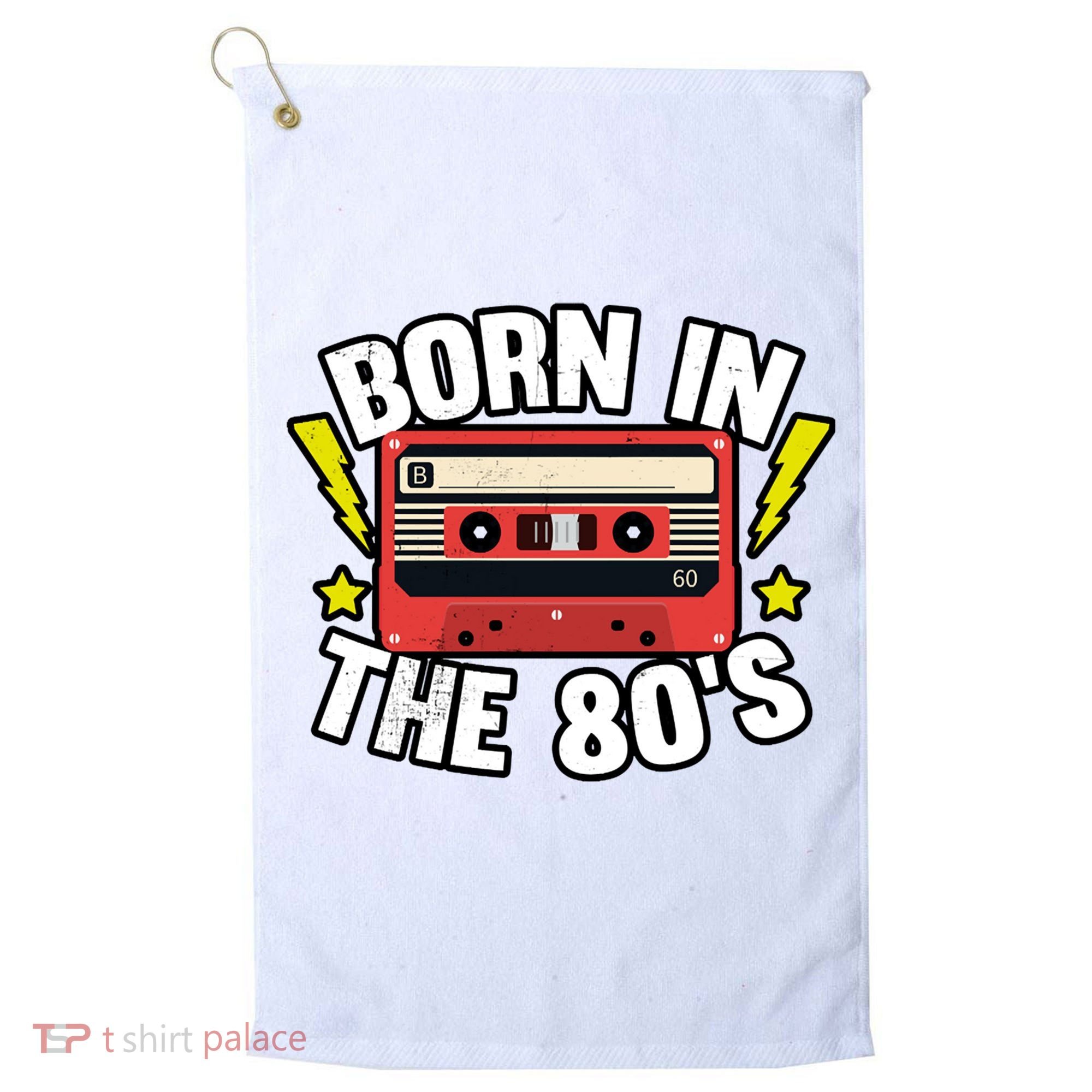 1980 Generation Cassette Retro Party Costume 80S Bro 80S Golf Towel