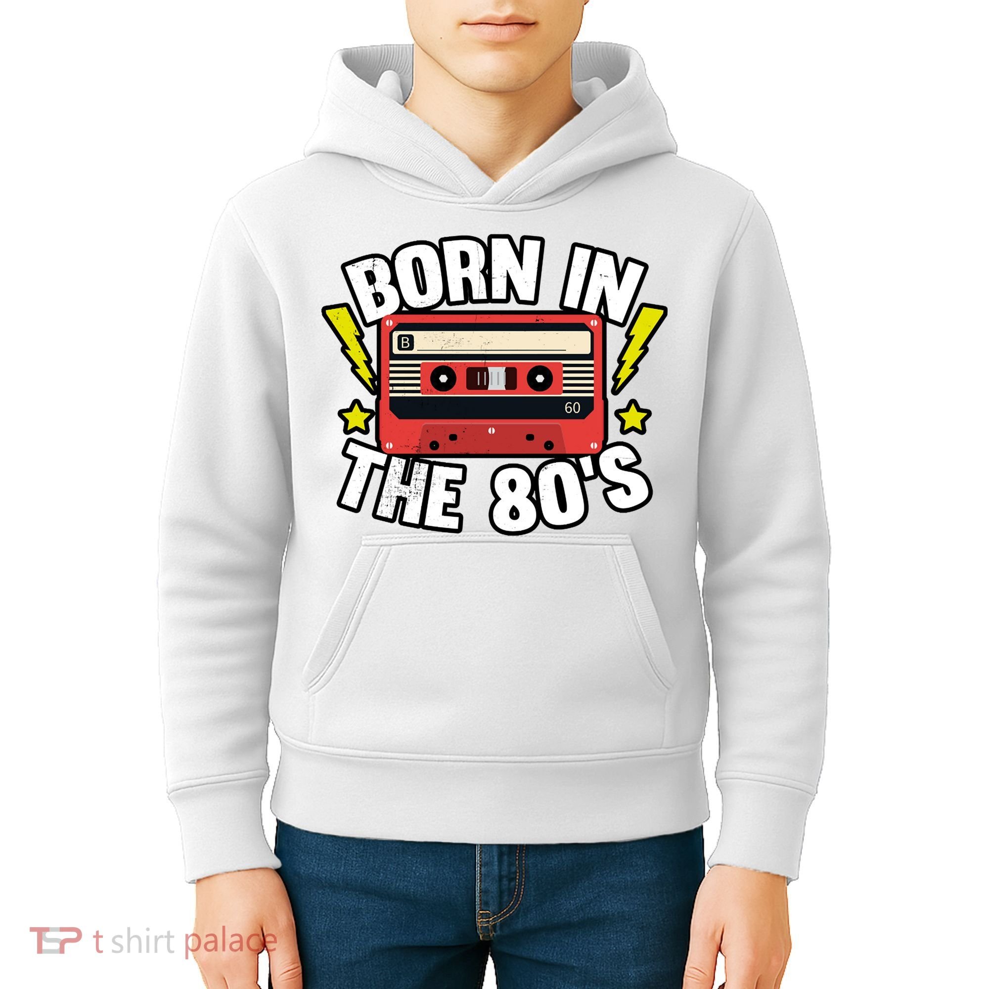 1980 Generation Cassette Retro Party Costume 80S Bro 80S Kids Hoodie