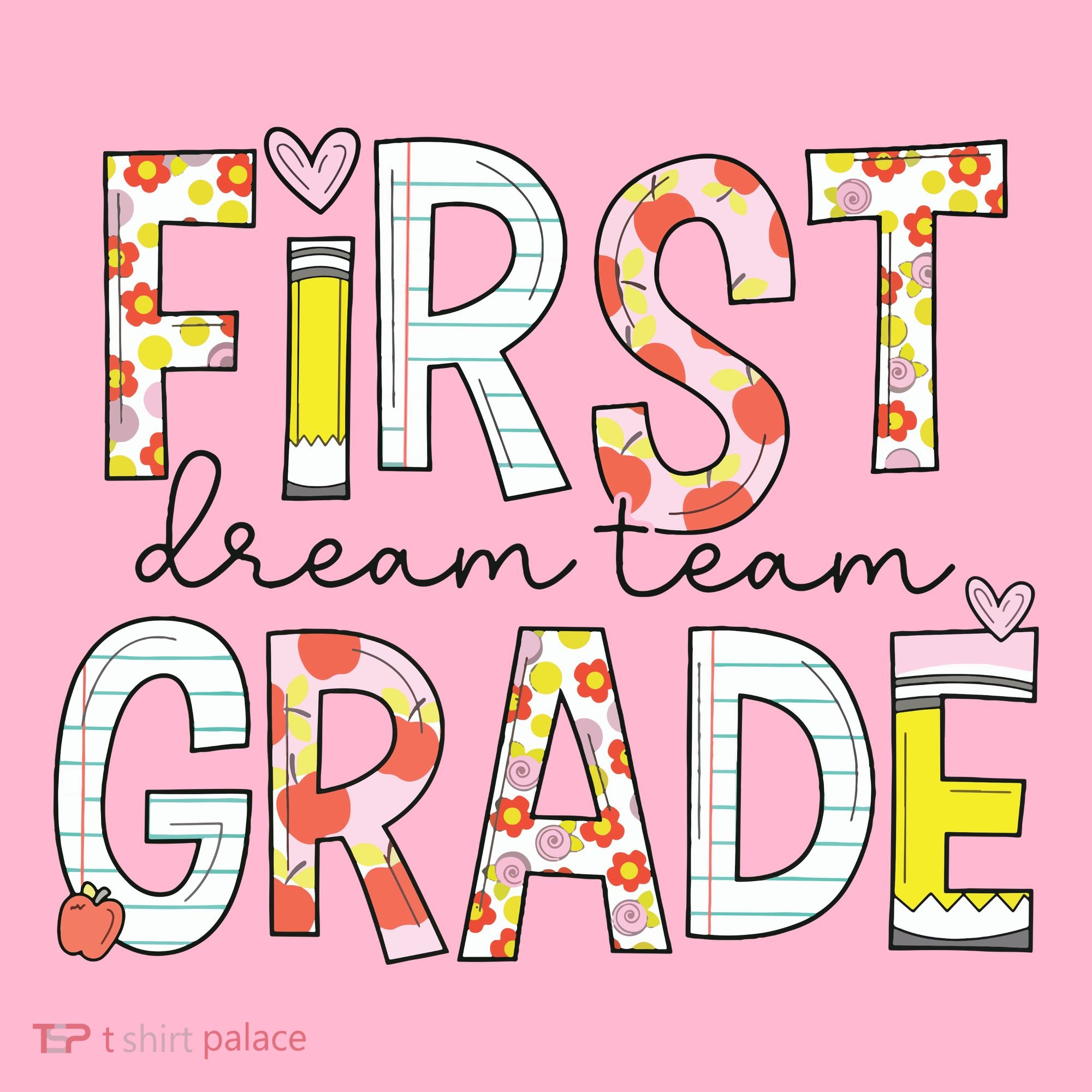 1st Grade Dream Team Teacher Happy First Day Of School Coaster