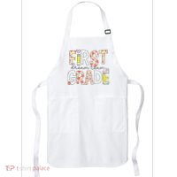 1st Grade Dream Team Teacher Happy First Day Of School Apron thumb 0