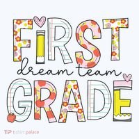 1st Grade Dream Team Teacher Happy First Day Of School Tumbler thumb 3