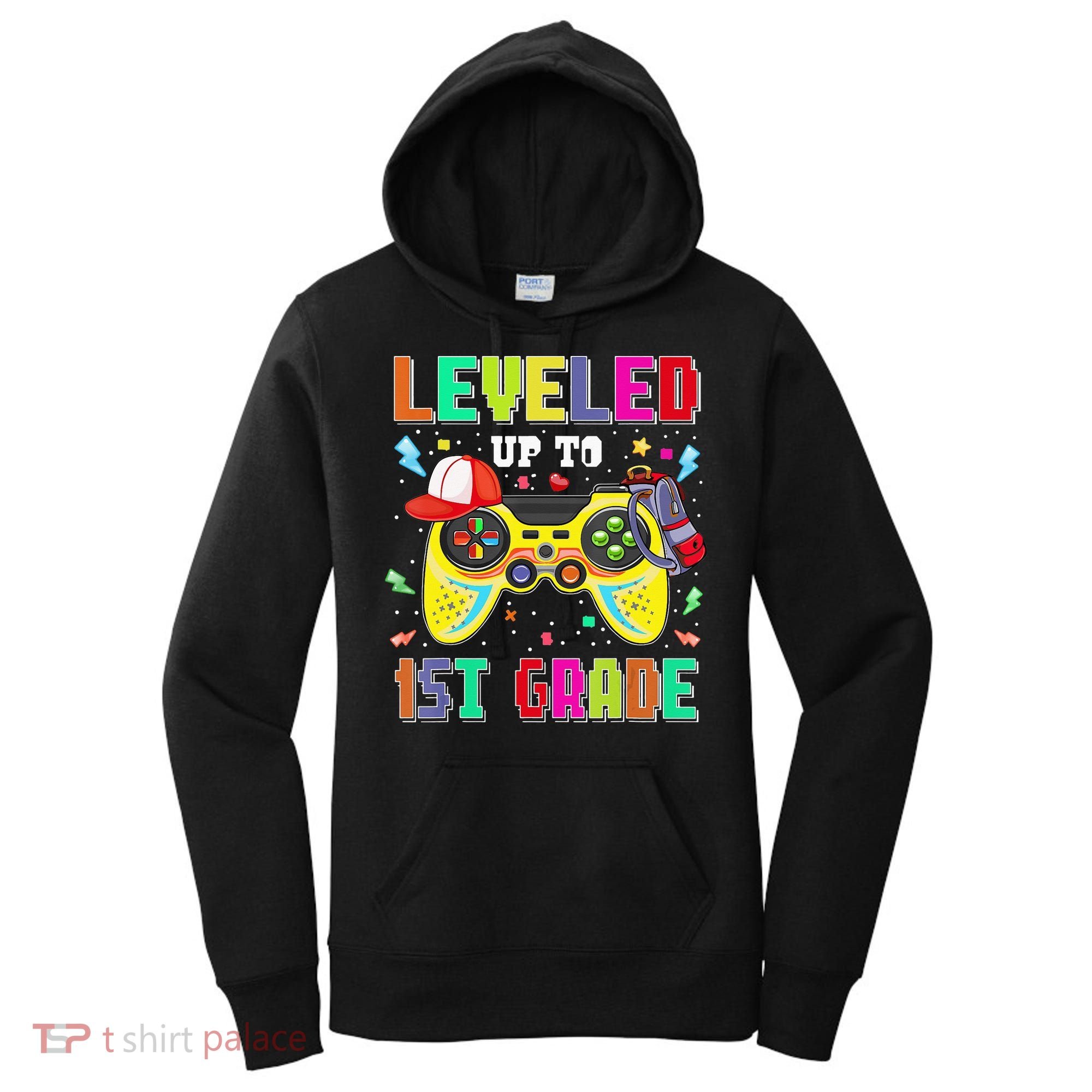 1St Grade Gamer First Day Of First Grade Back To School Women's Hoodie