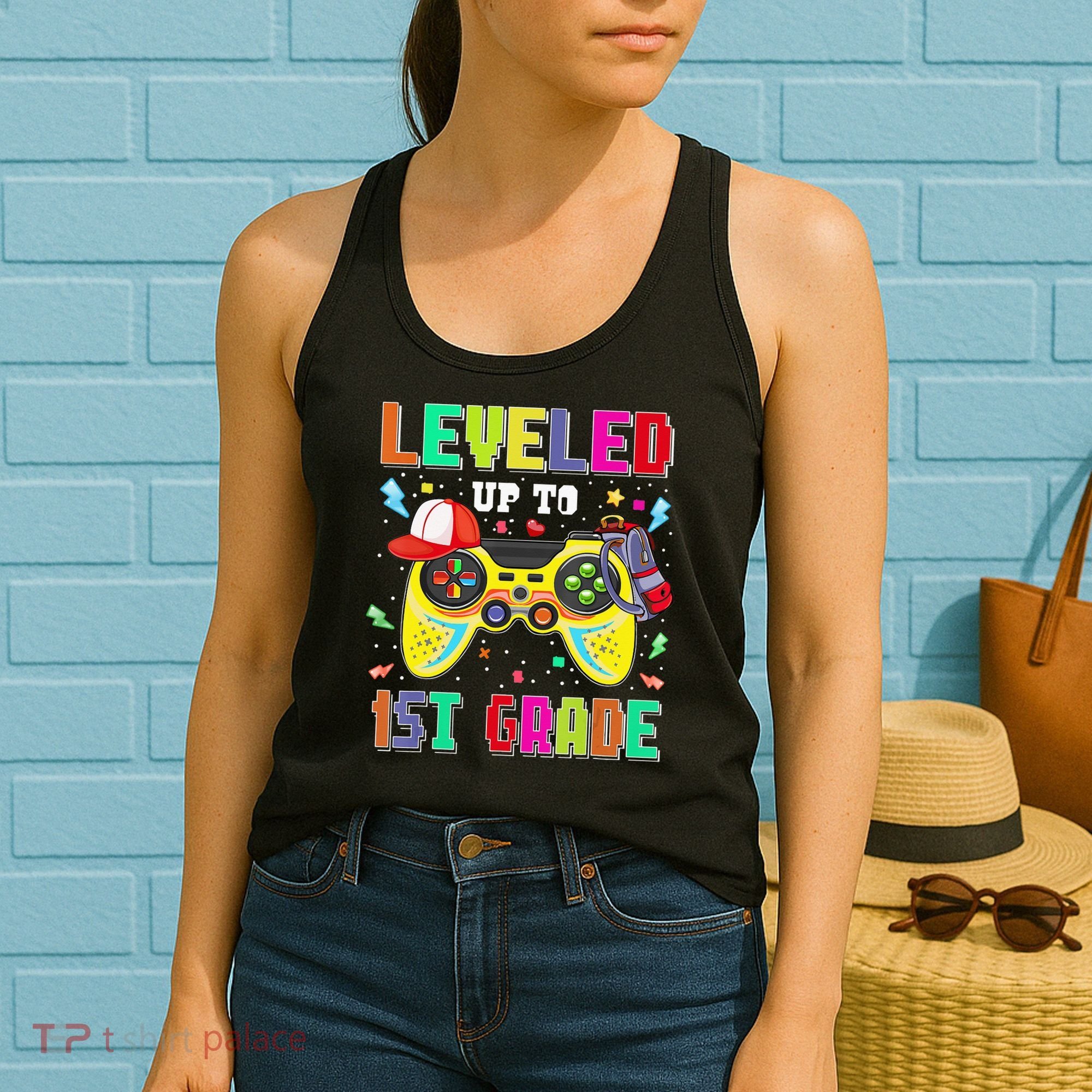1St Grade Gamer First Day Of First Grade Back To School Women's Tank Top