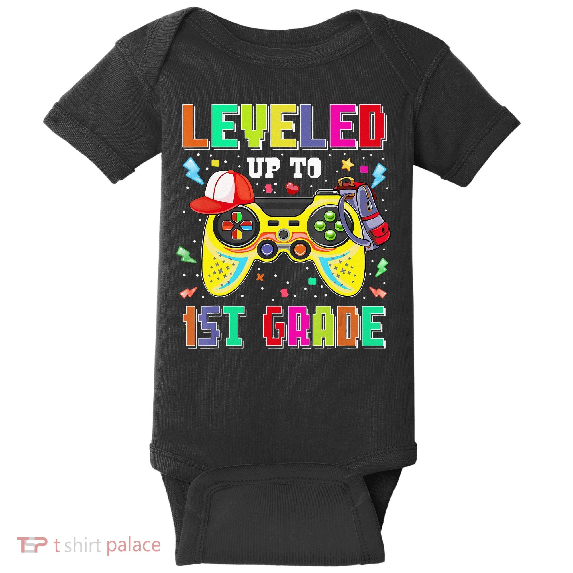 1St Grade Gamer First Day Of First Grade Back To School Baby Bodysuit