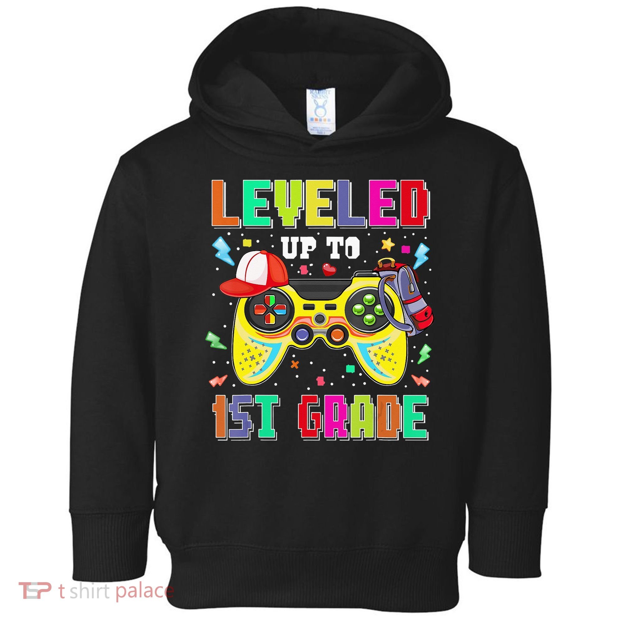 1St Grade Gamer First Day Of First Grade Back To School Toddler Hoodie