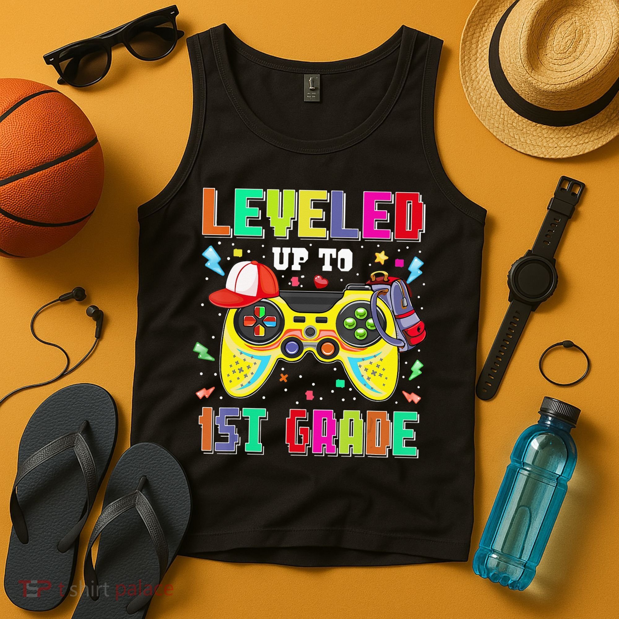 1St Grade Gamer First Day Of First Grade Back To School Tank Top
