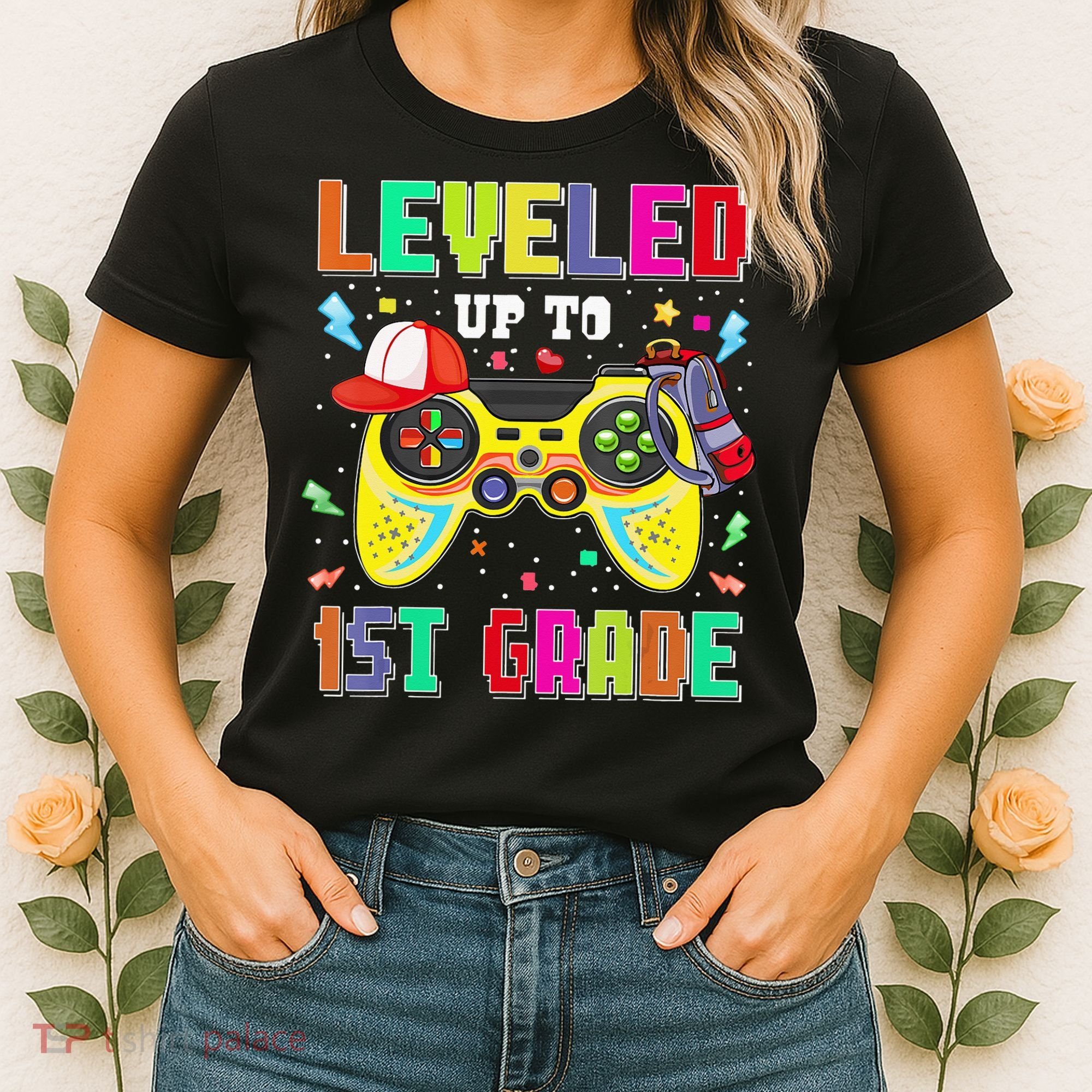 1St Grade Gamer First Day Of First Grade Back To School Women's T-Shirt