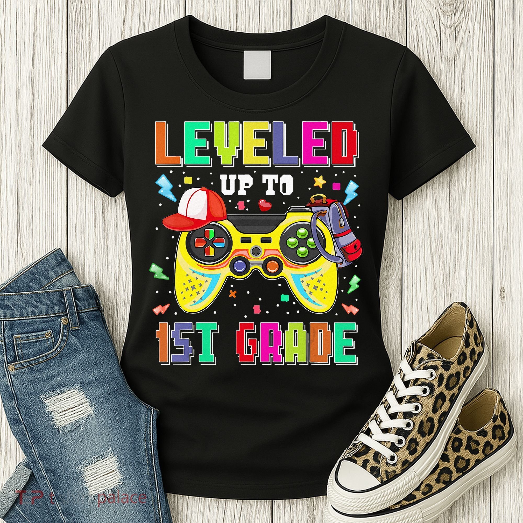 1St Grade Gamer First Day Of First Grade Back To School Women's T-Shirt