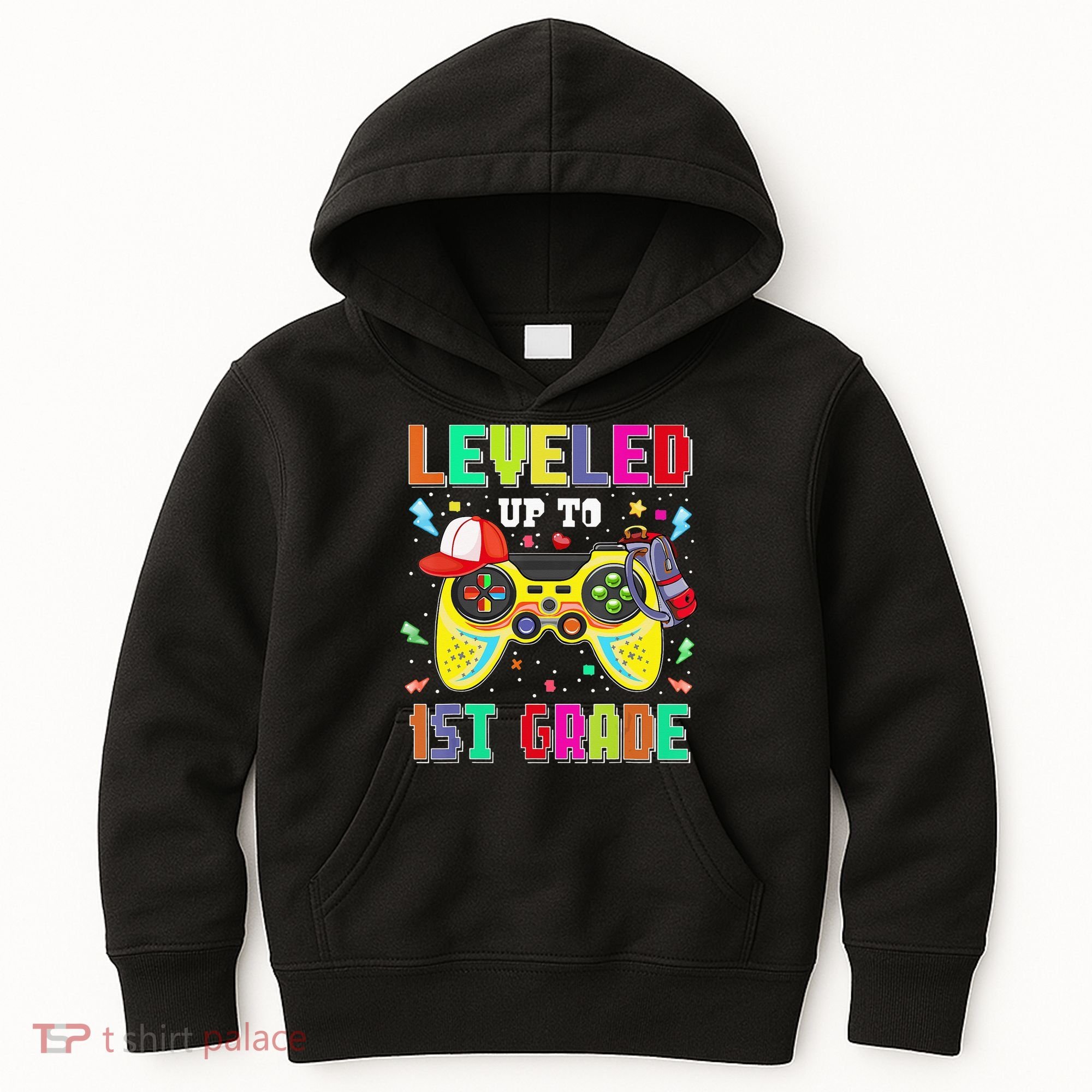 1St Grade Gamer First Day Of First Grade Back To School Kids Hoodie