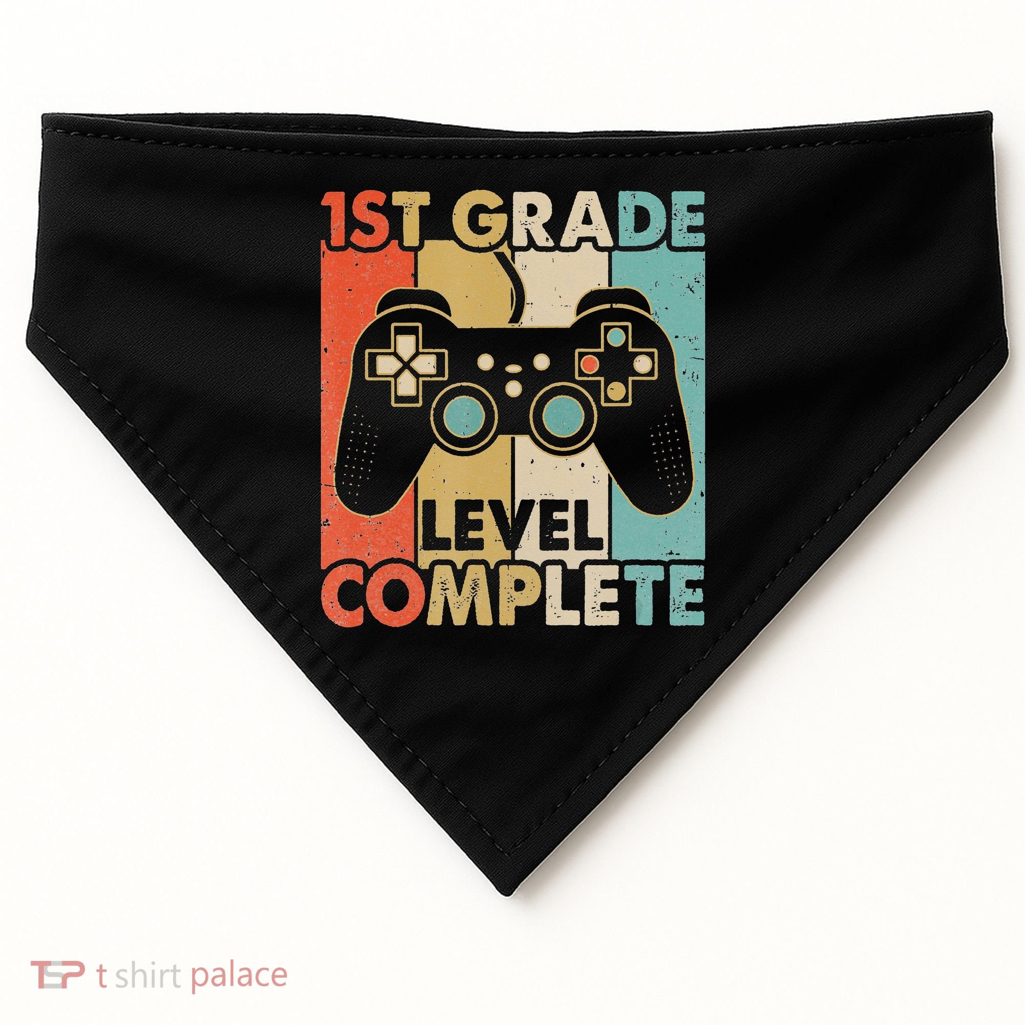 1St Grade Graduation Level Complete Video Games USA-Made Doggie Bandana