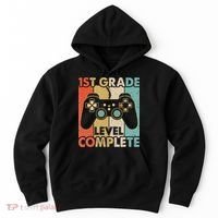 1St Grade Graduation Level Complete Video Games Hoodie thumb 0