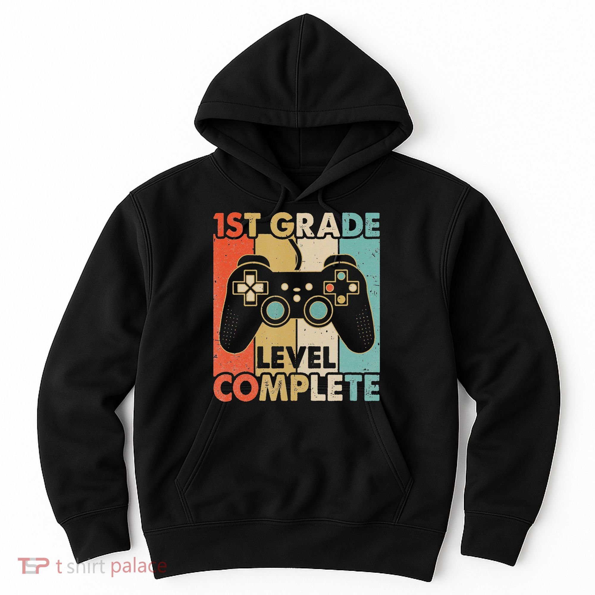 1St Grade Graduation Level Complete Video Games Hoodie