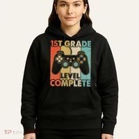 1St Grade Graduation Level Complete Video Games Hoodie thumb 5