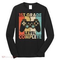 1St Grade Graduation Level Complete Video Games Long Sleeve Shirt thumb 0