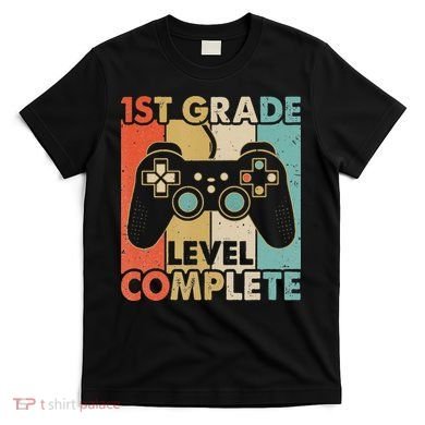 1St Grade Graduation Level Complete Video Games T-Shirt