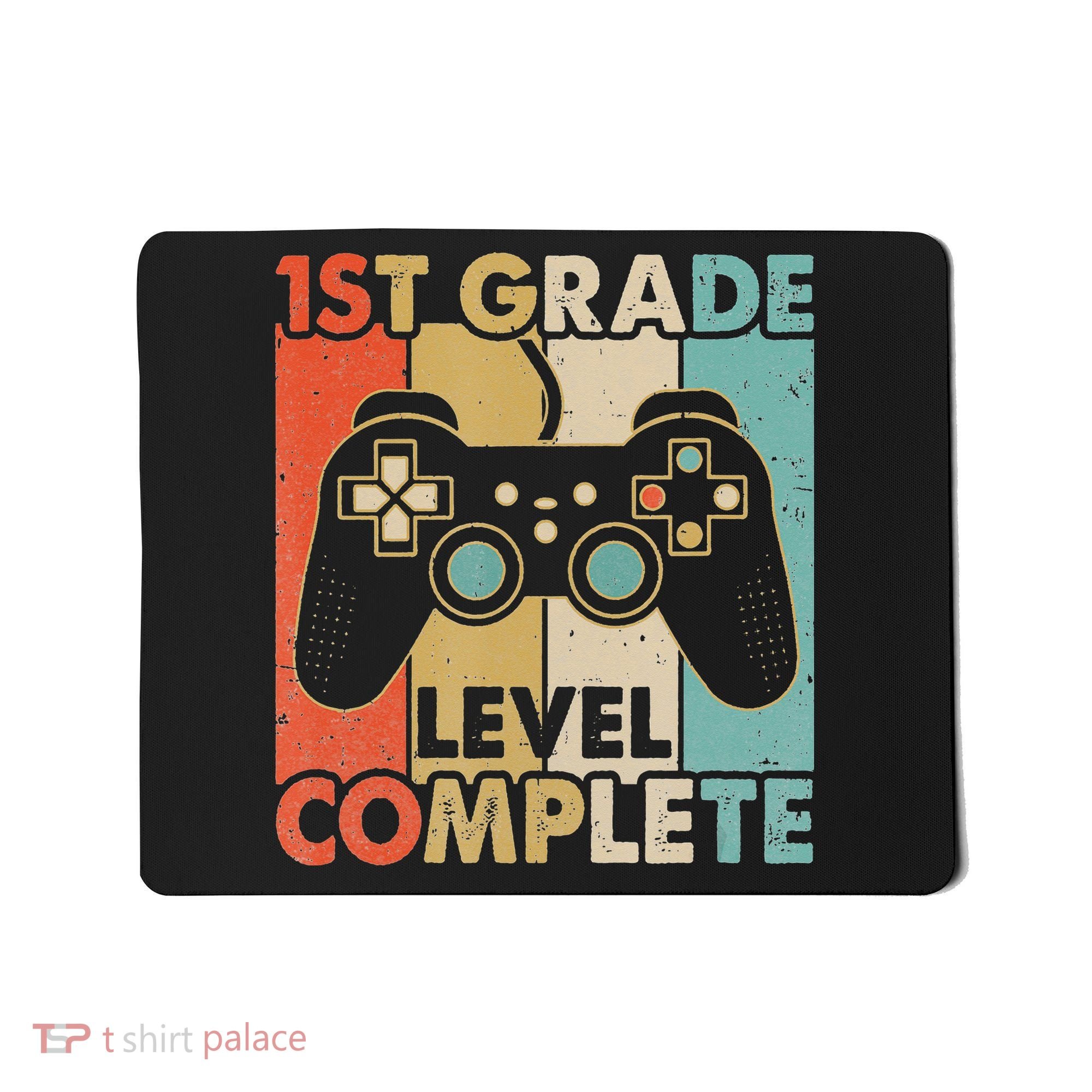 1St Grade Graduation Level Complete Video Games Mousepad