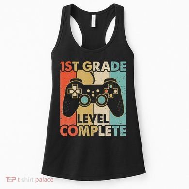 1St Grade Graduation Level Complete Video Games Women's Tank Top