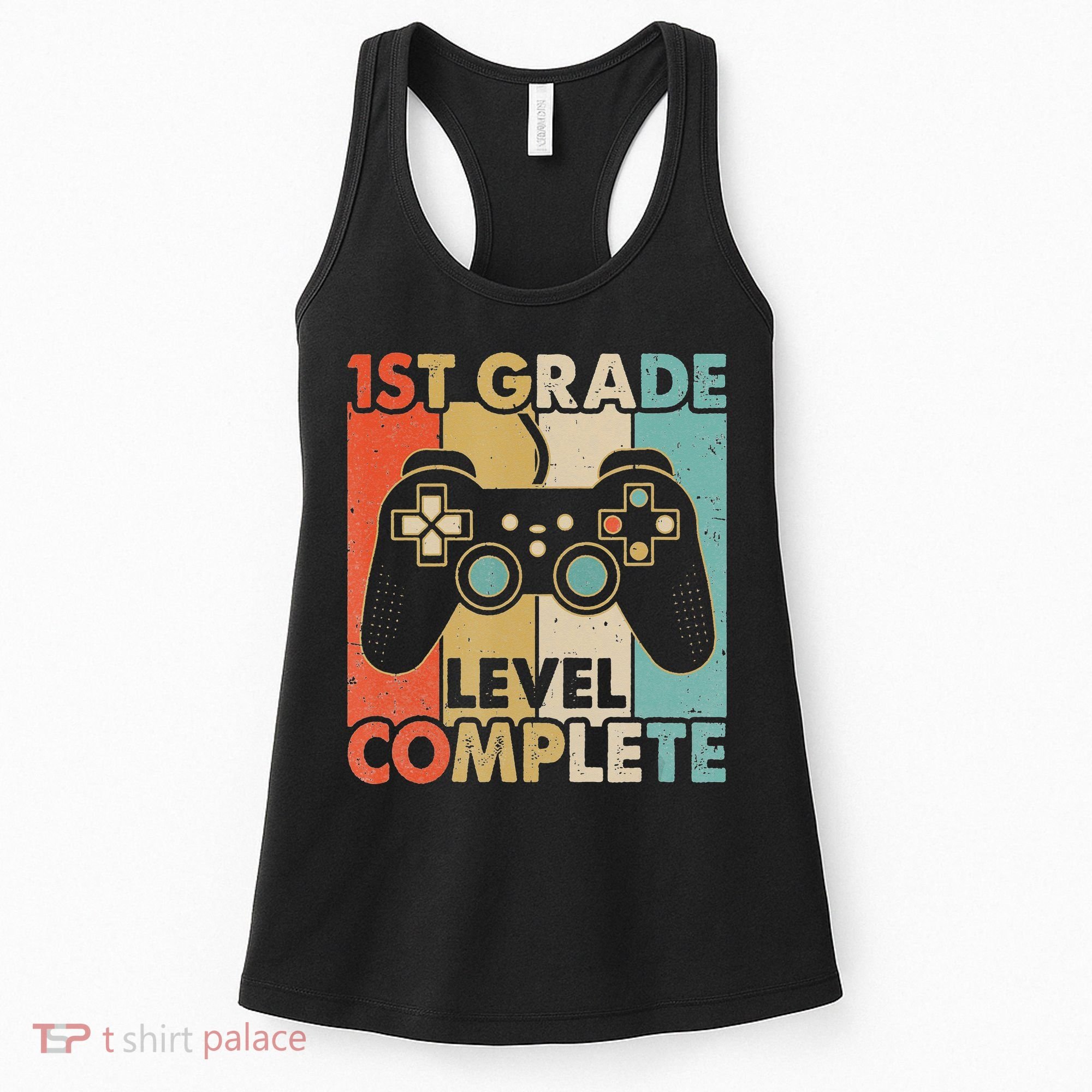 1St Grade Graduation Level Complete Video Games Women's Tank Top