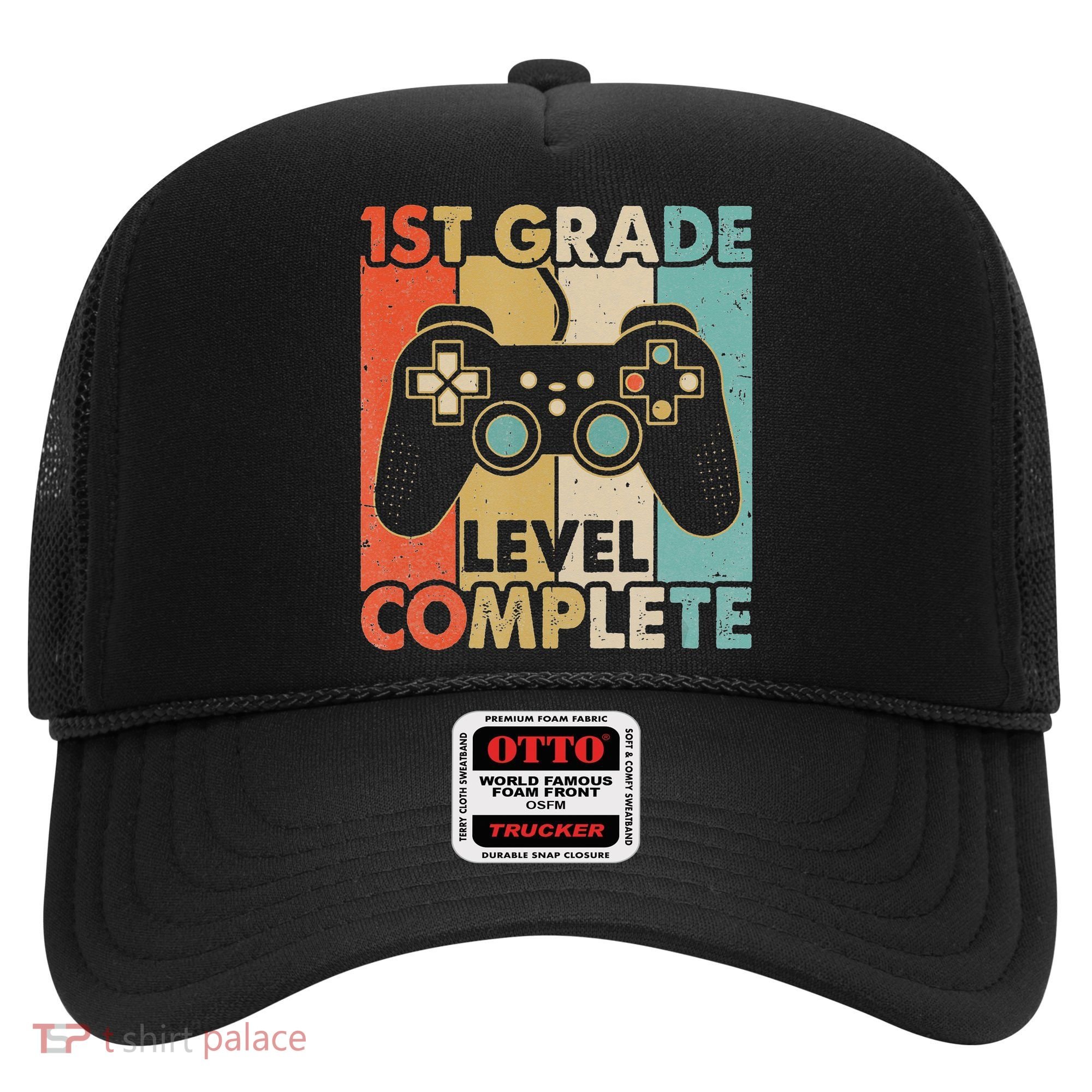 1St Grade Graduation Level Complete Video Games Hat