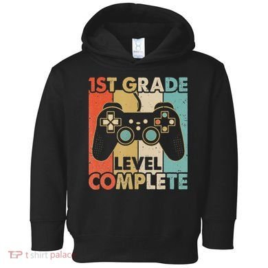 1St Grade Graduation Level Complete Video Games Toddler Hoodie