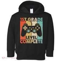 1St Grade Graduation Level Complete Video Games Toddler Hoodie thumb 0