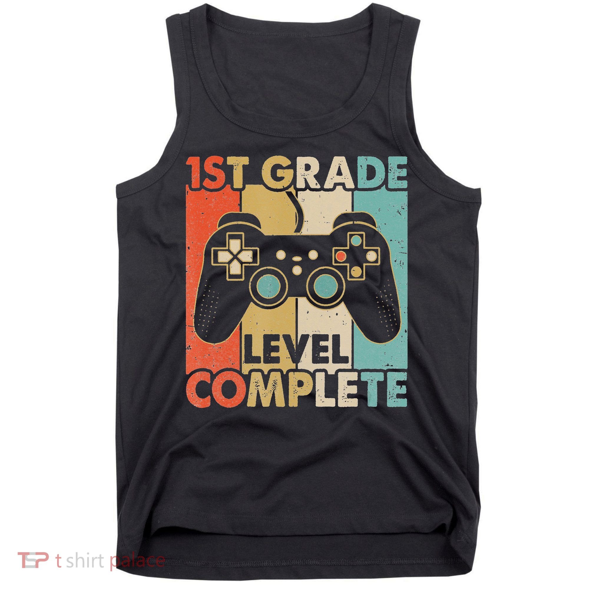 1St Grade Graduation Level Complete Video Games Tank Top
