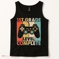1St Grade Graduation Level Complete Video Games Tank Top thumb 2
