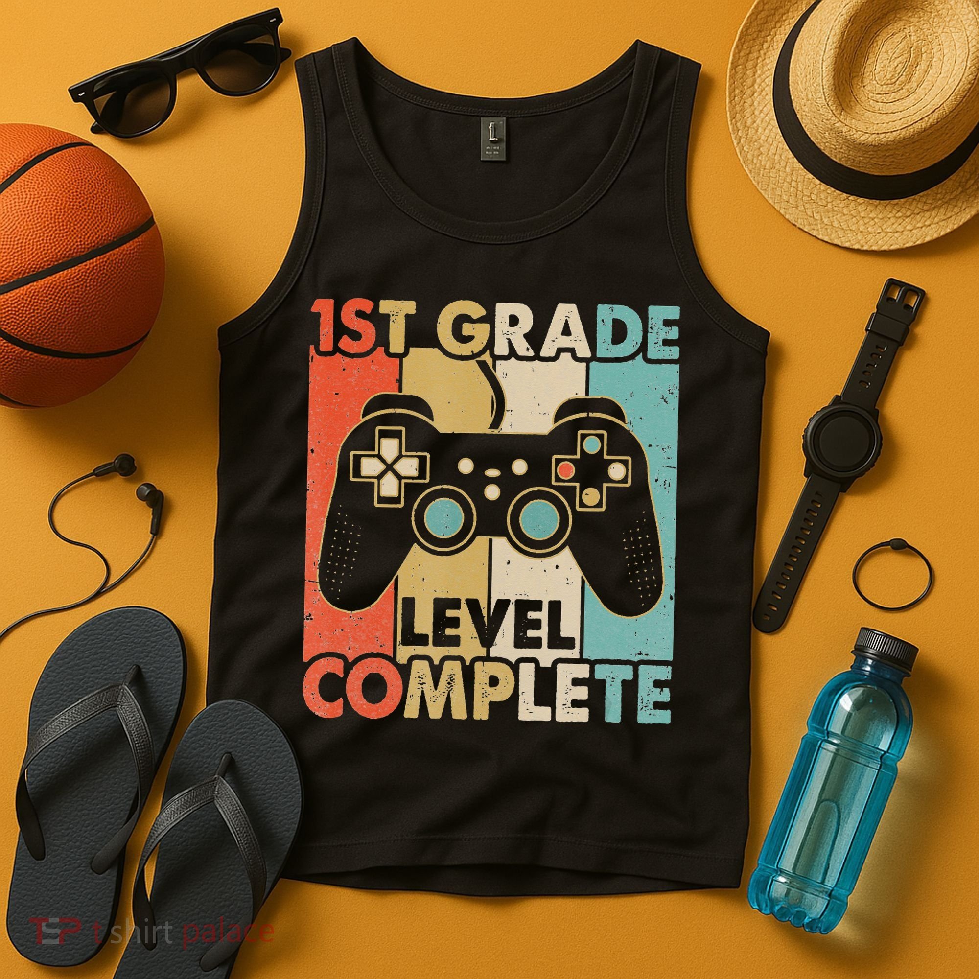 1St Grade Graduation Level Complete Video Games Tank Top