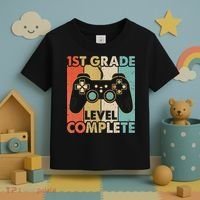 1St Grade Graduation Level Complete Video Games Toddler T-Shirt thumb 3