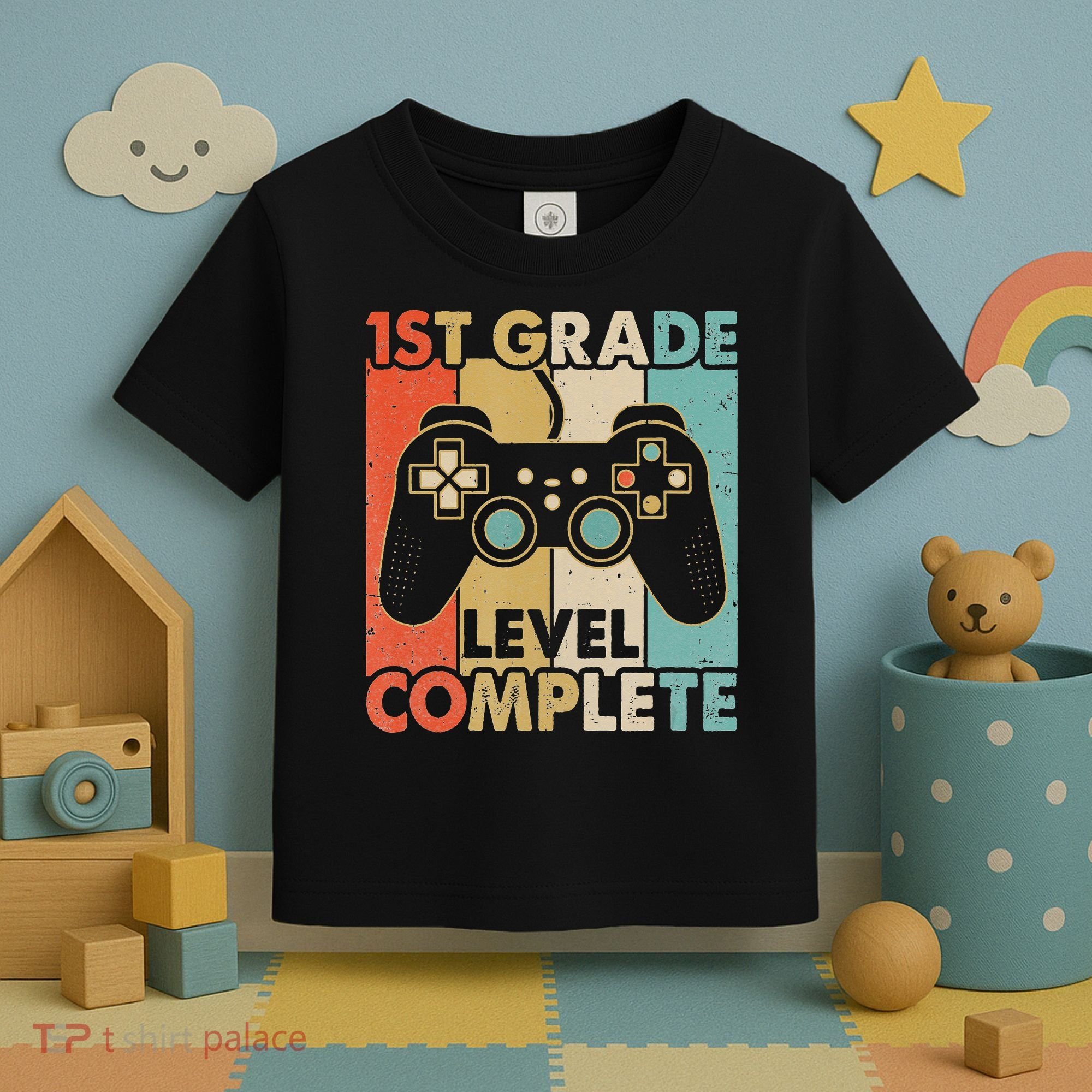 1St Grade Graduation Level Complete Video Games Toddler T-Shirt