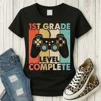 1St Grade Graduation Level Complete Video Games Women's T-Shirt thumb 3