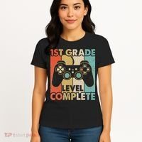 1St Grade Graduation Level Complete Video Games Women's T-Shirt thumb 4