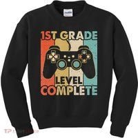 1St Grade Graduation Level Complete Video Games Kids Sweatshirt thumb 0