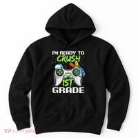 1St Grade Gamer  Ready To Crush First Grade Hoodie thumb 0