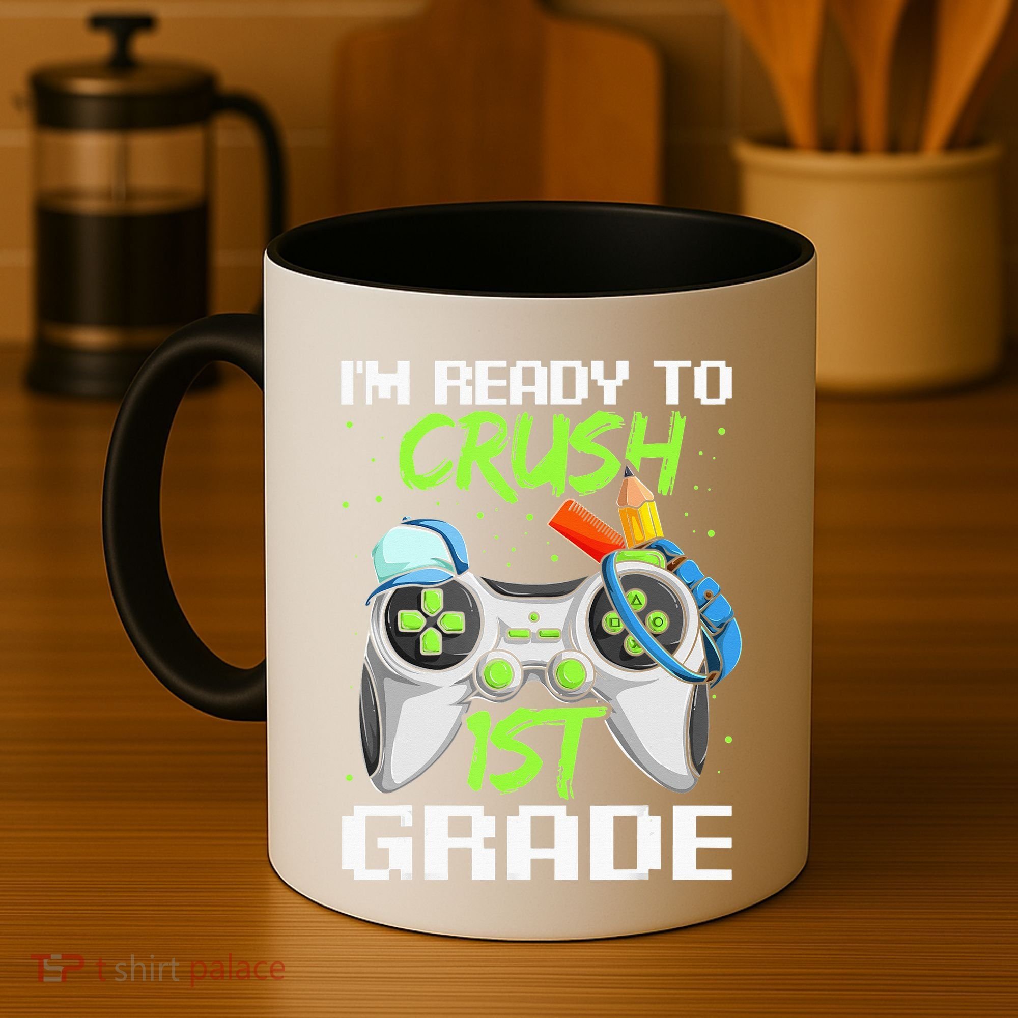 1St Grade Gamer  Ready To Crush First Grade Coffee Mug