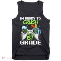 1St Grade Gamer  Ready To Crush First Grade Tank Top thumb 0