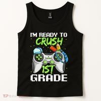1St Grade Gamer  Ready To Crush First Grade Tank Top thumb 2