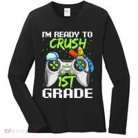 1St Grade Gamer  Ready To Crush First Grade Women's Long Sleeve Shirt thumb 0