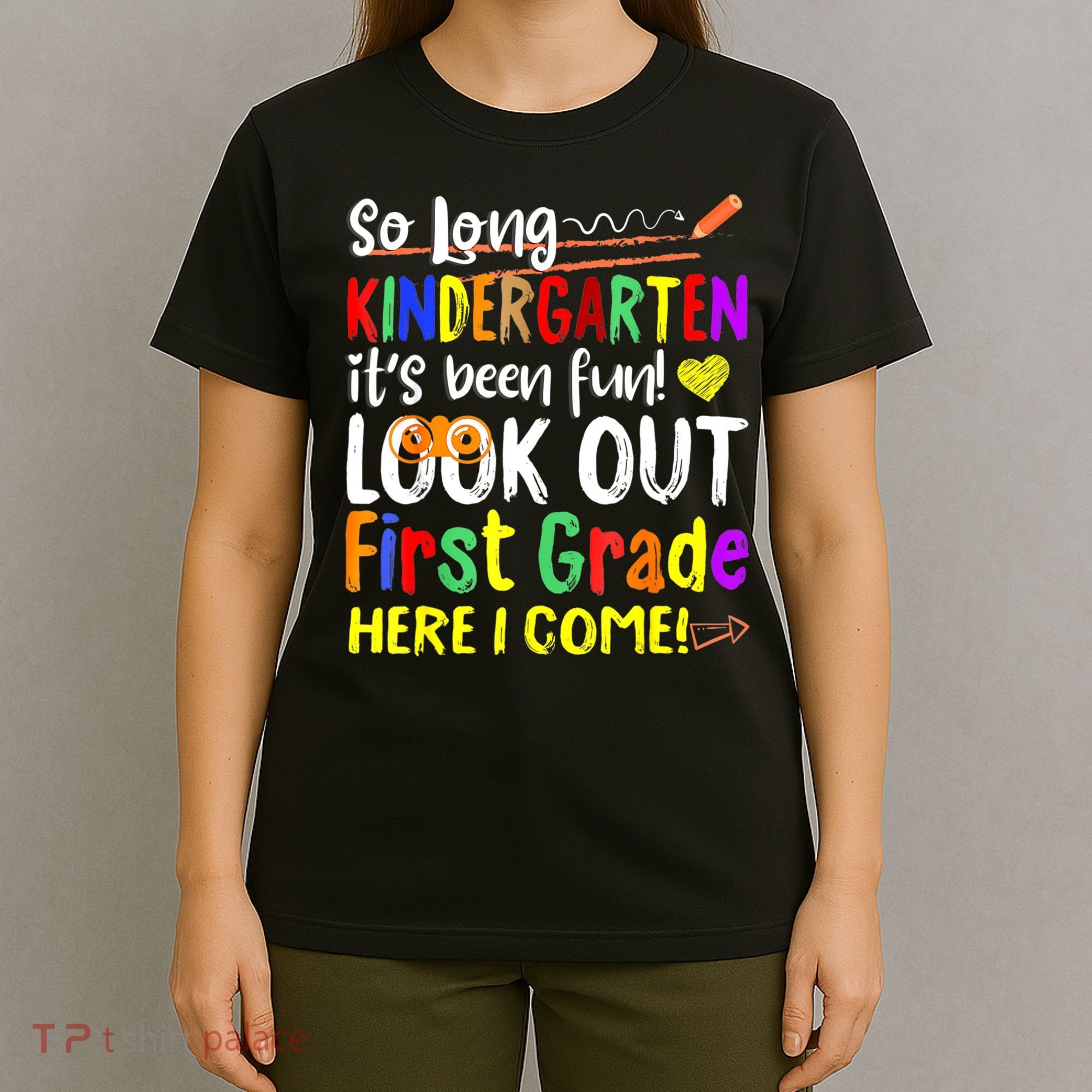 1 Grade Graduation So Long Kindergarten T-Shirt