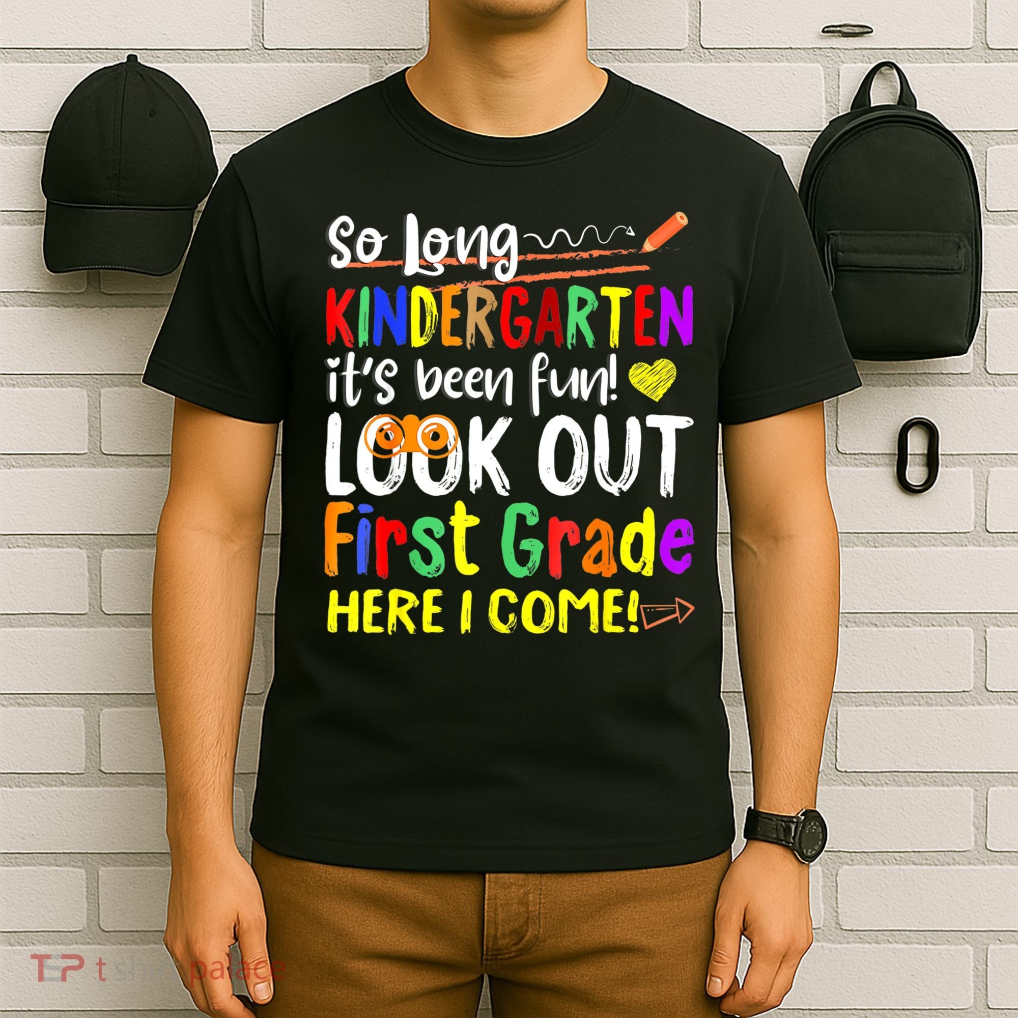 1 Grade Graduation So Long Kindergarten T-Shirt
