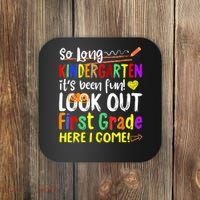 1 Grade Graduation So Long Kindergarten Coaster thumb 0