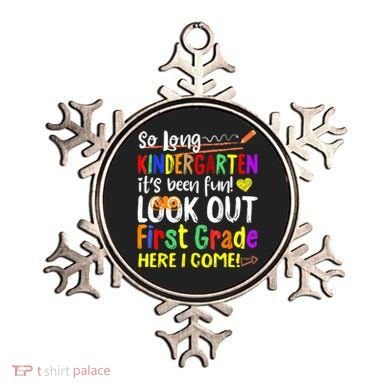 1 Grade Graduation So Long Kindergarten Ornament