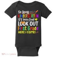 1 Grade Graduation So Long Kindergarten Baby Bodysuit thumb 0