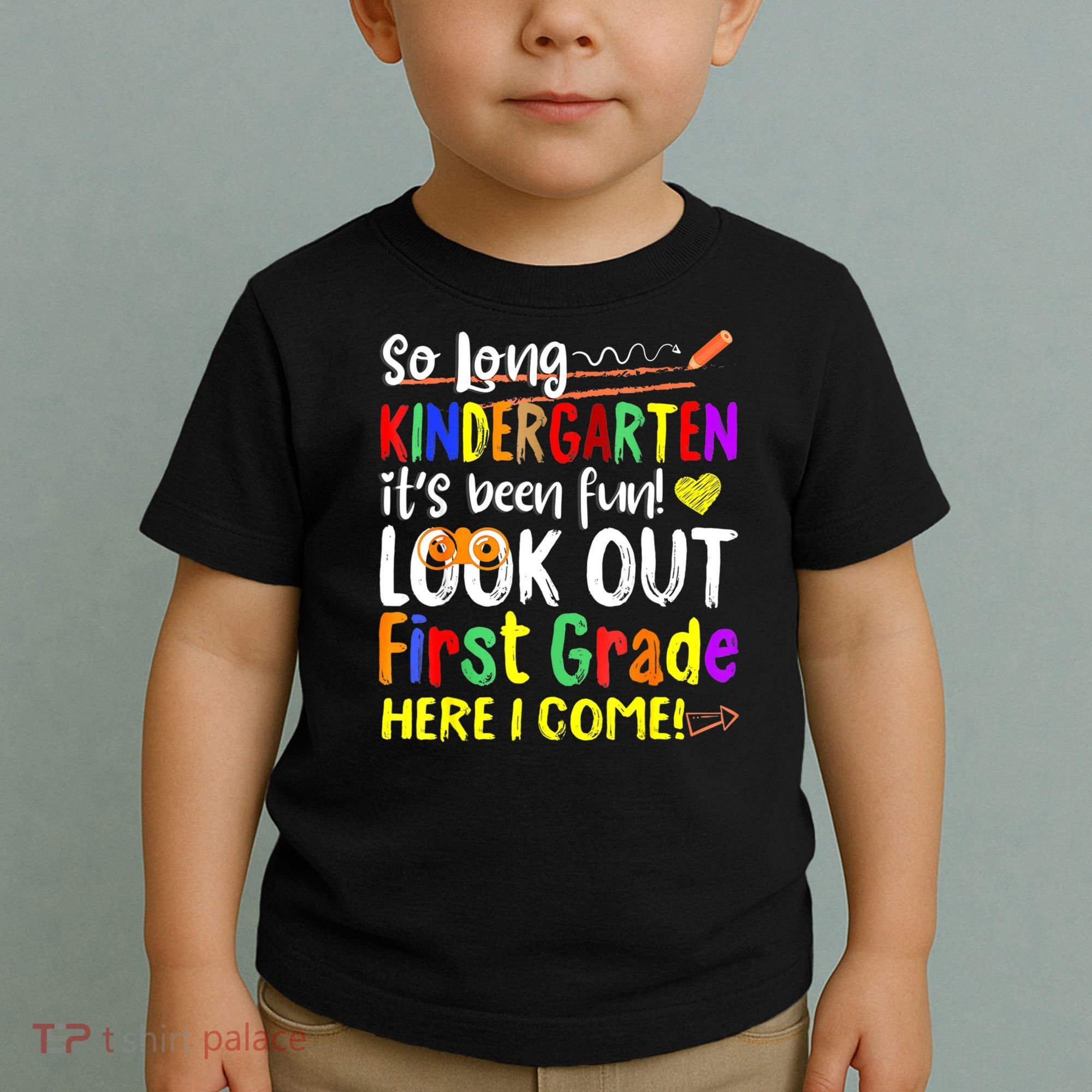 1 Grade Graduation So Long Kindergarten Toddler T-Shirt